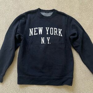 Women’s John Galt New York N.Y. Navy blue crewneck, small